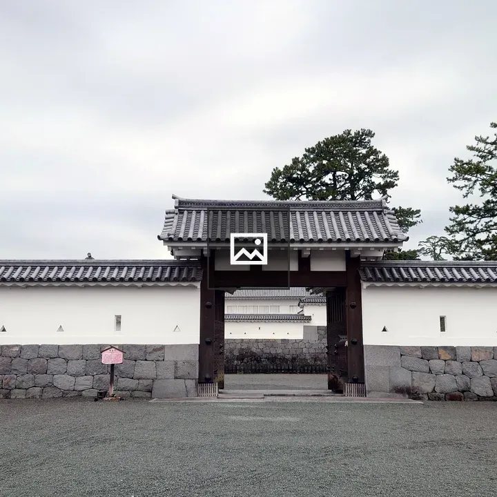 Gate of a Japanese Castle