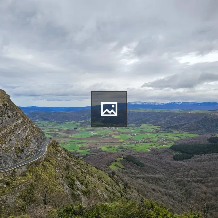 Panoramic Mountain Road View