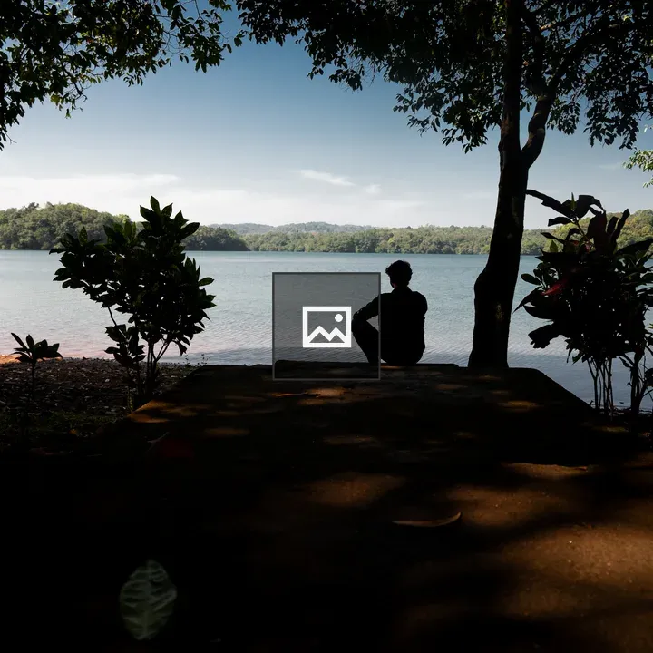 Silhouette by the Water
