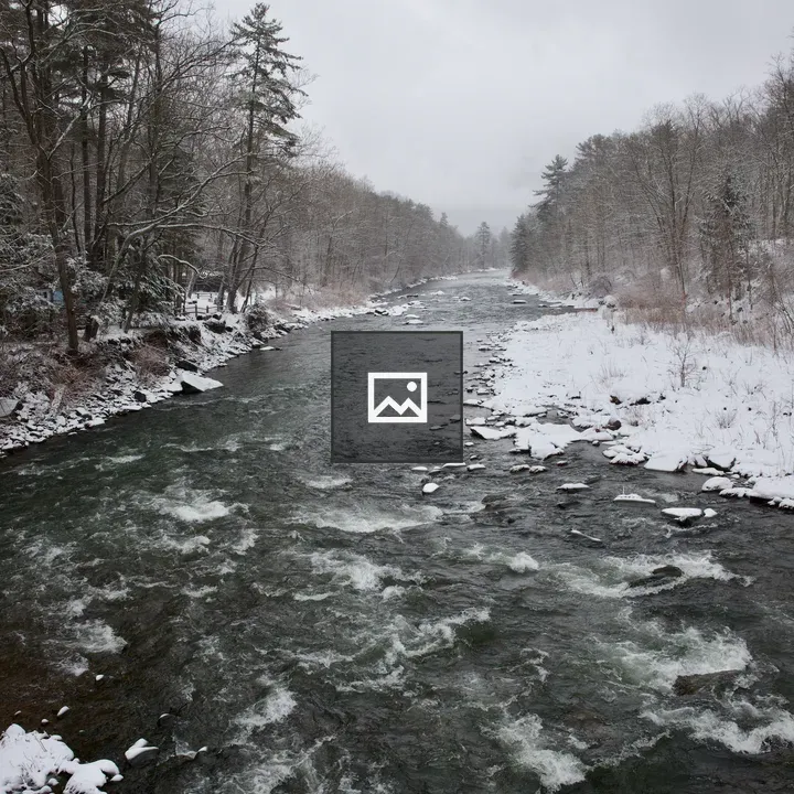 Esopus Creek in Snow