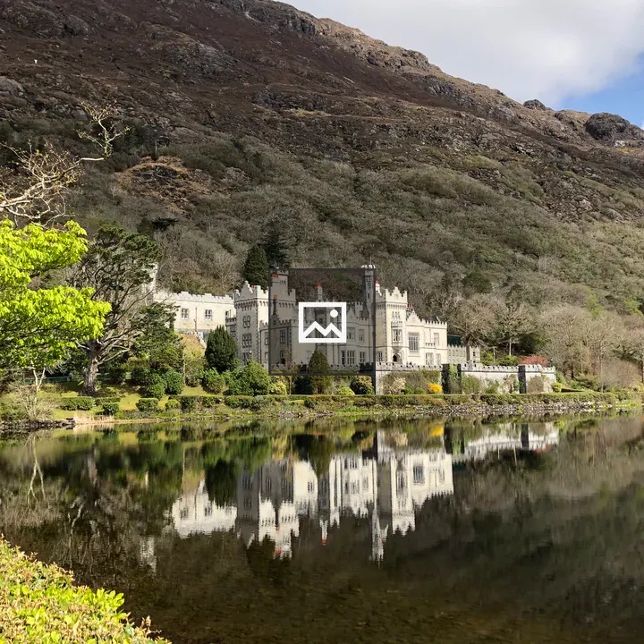 Kylemore Abbey landscape