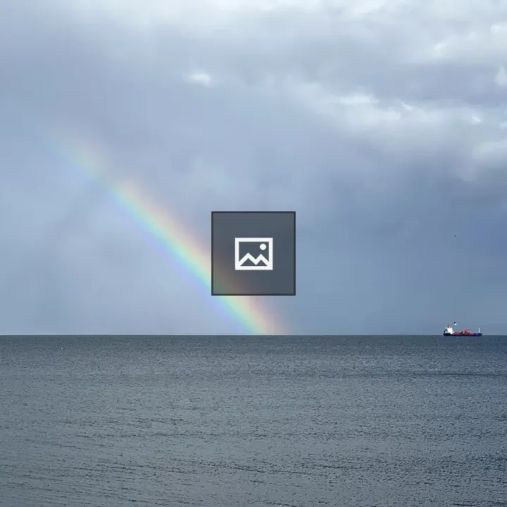 Rainbow over the River Forth