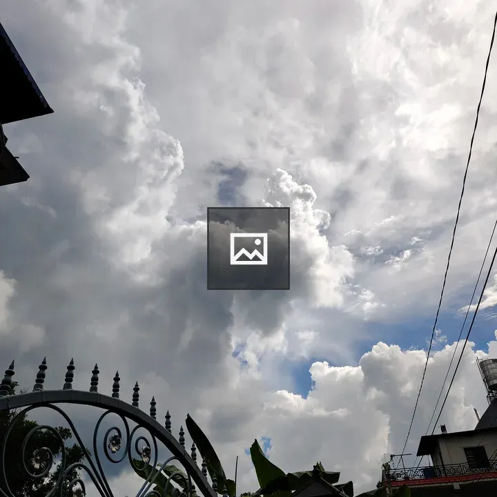Cloudy Sky Over Landscape