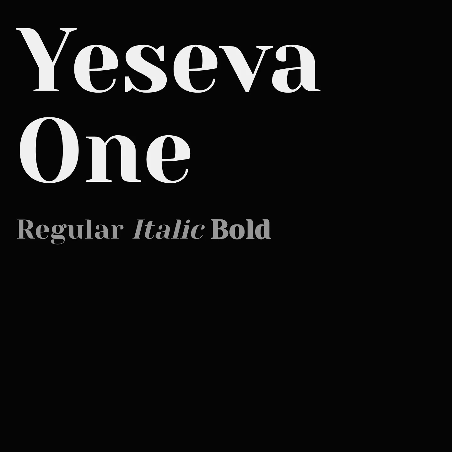 Yeseva One