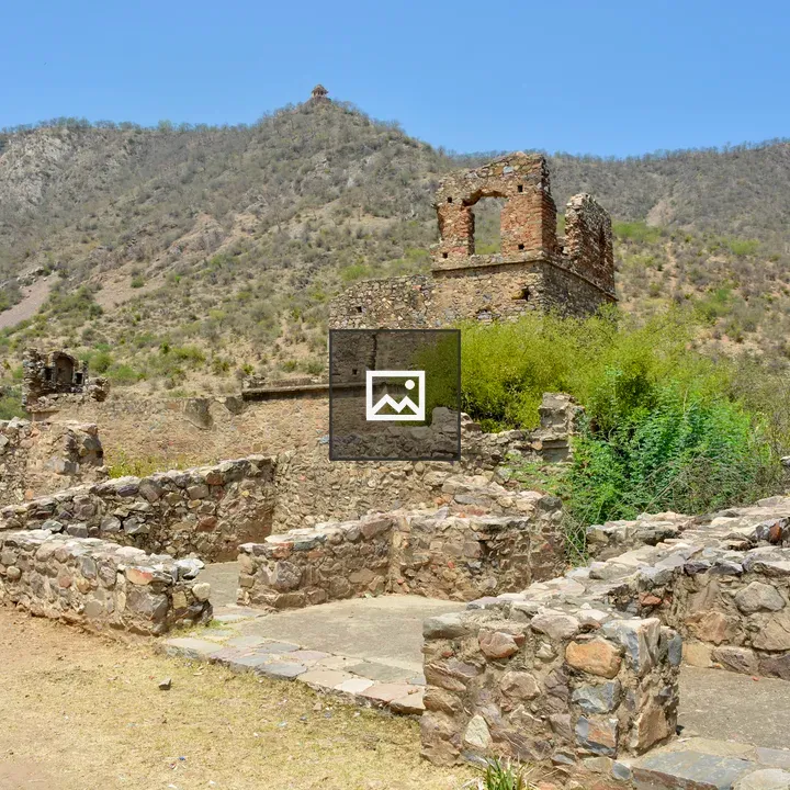 Panoramic view of Bhangarh Fort