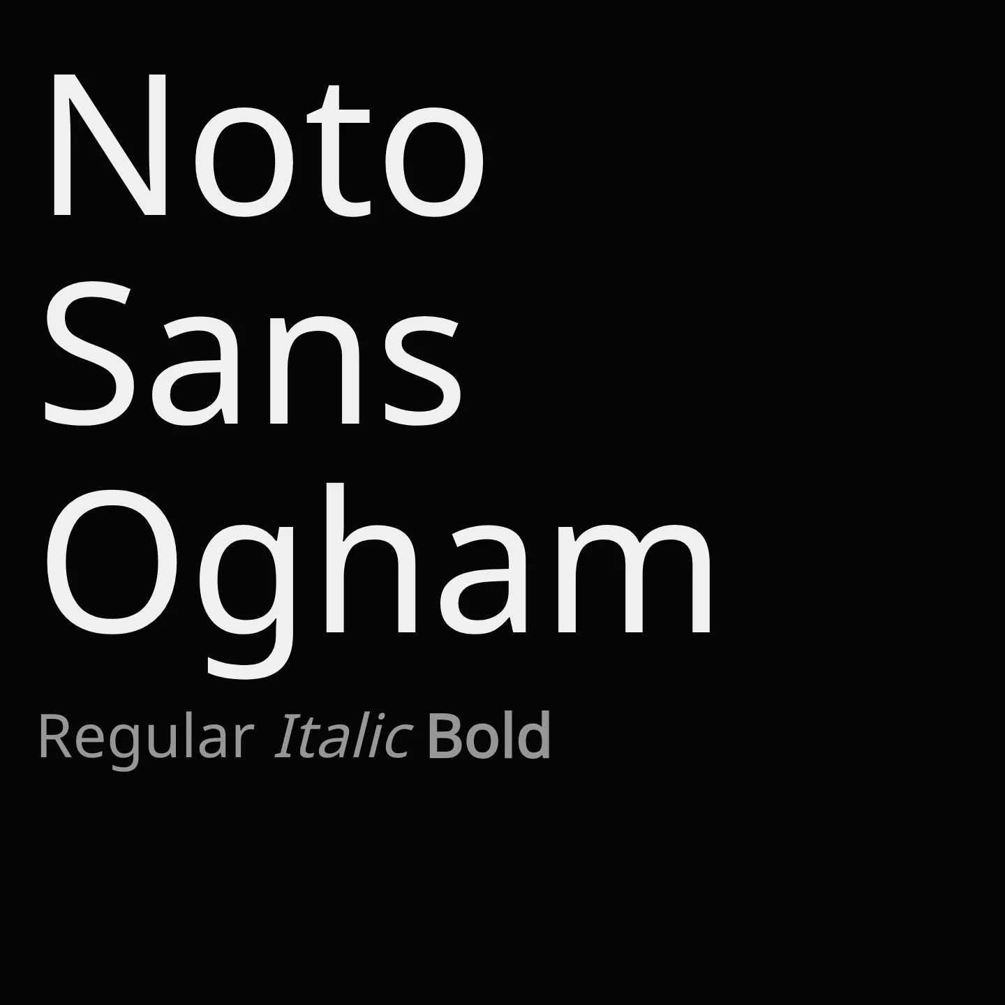 Noto Sans Ogham