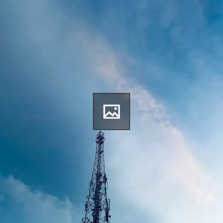 Radio tower and sky