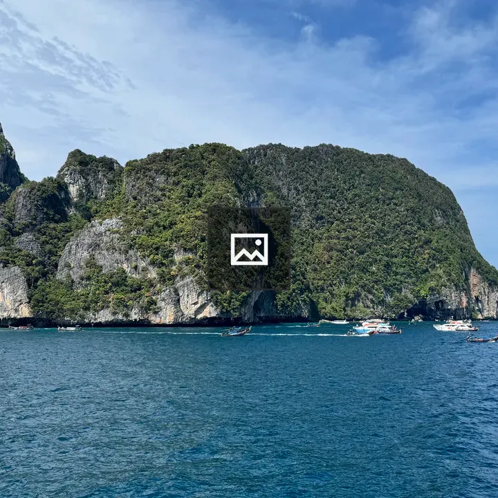Limestone Islands and Tour Boats