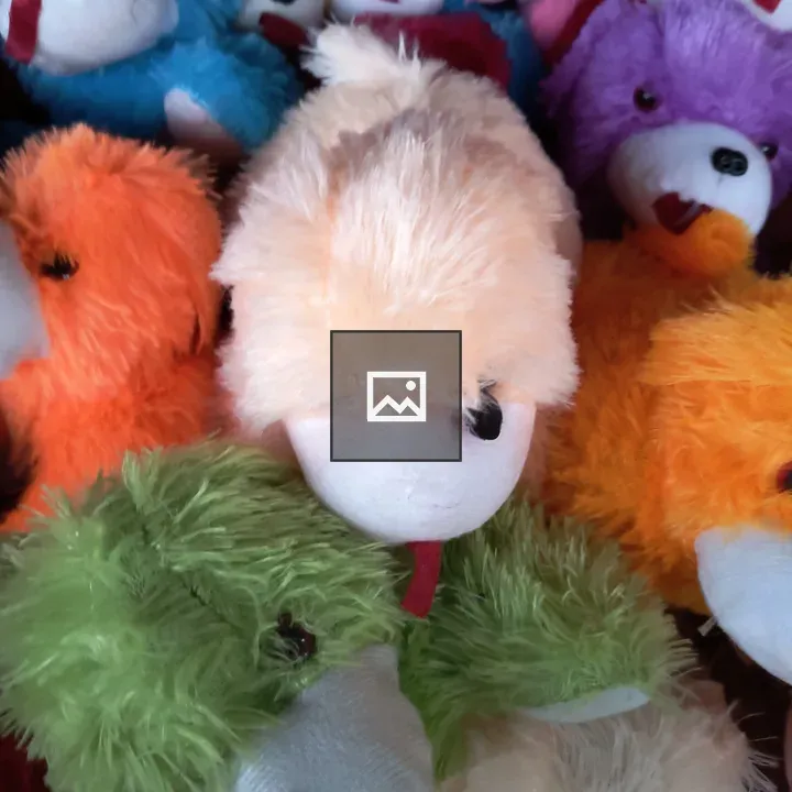Adorable teddy shop scene