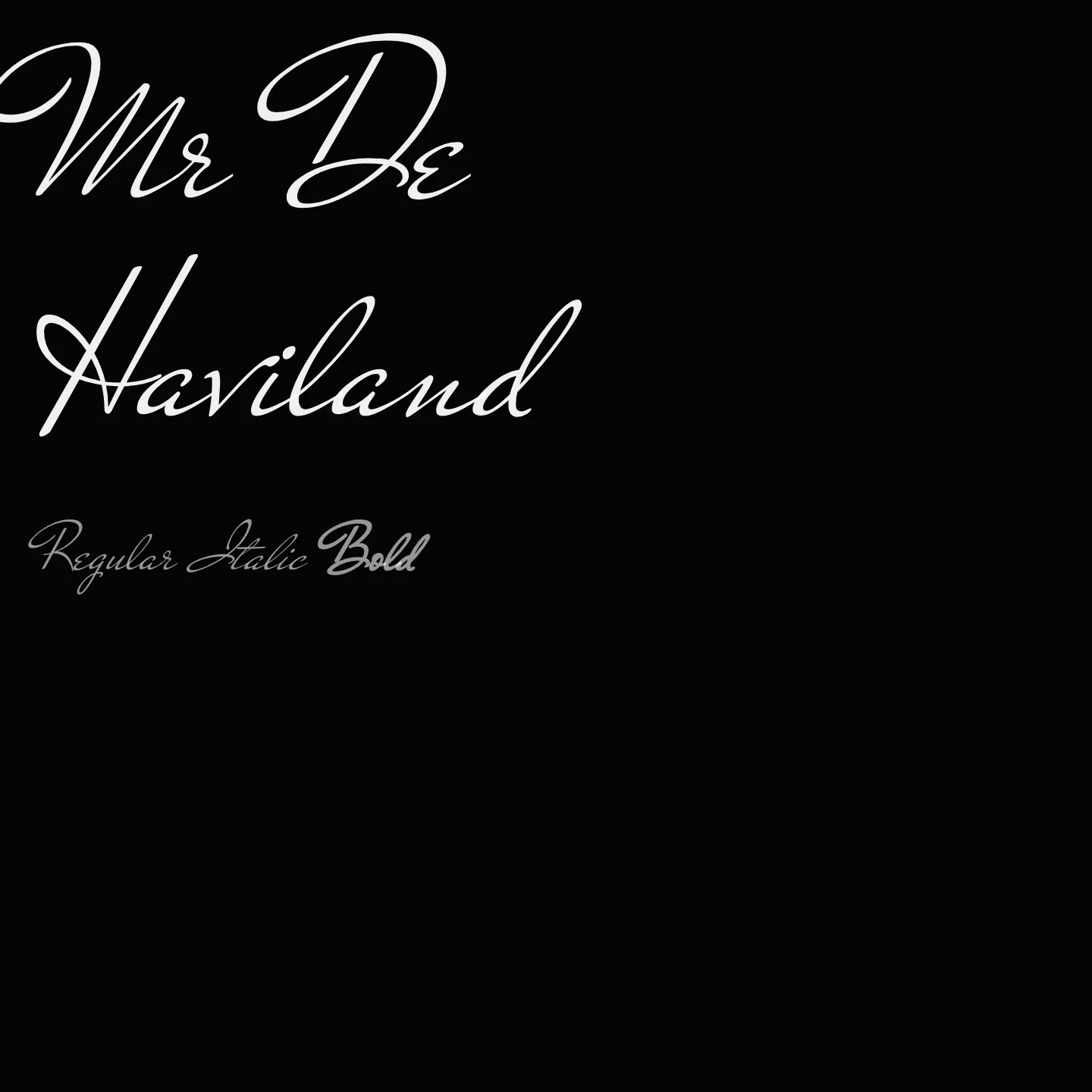 Mr De Haviland
