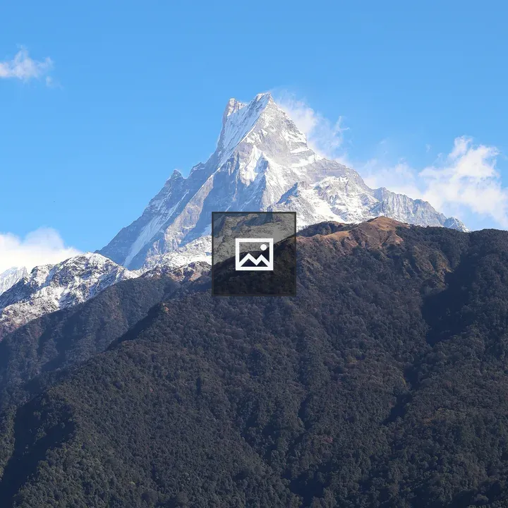 Snowy Mountain Peak Landscape