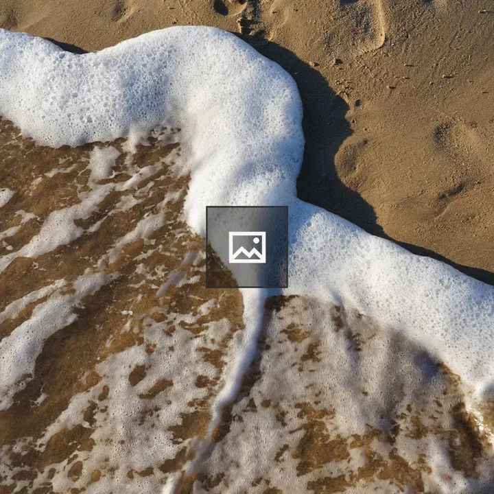 Waves on sandy beach
