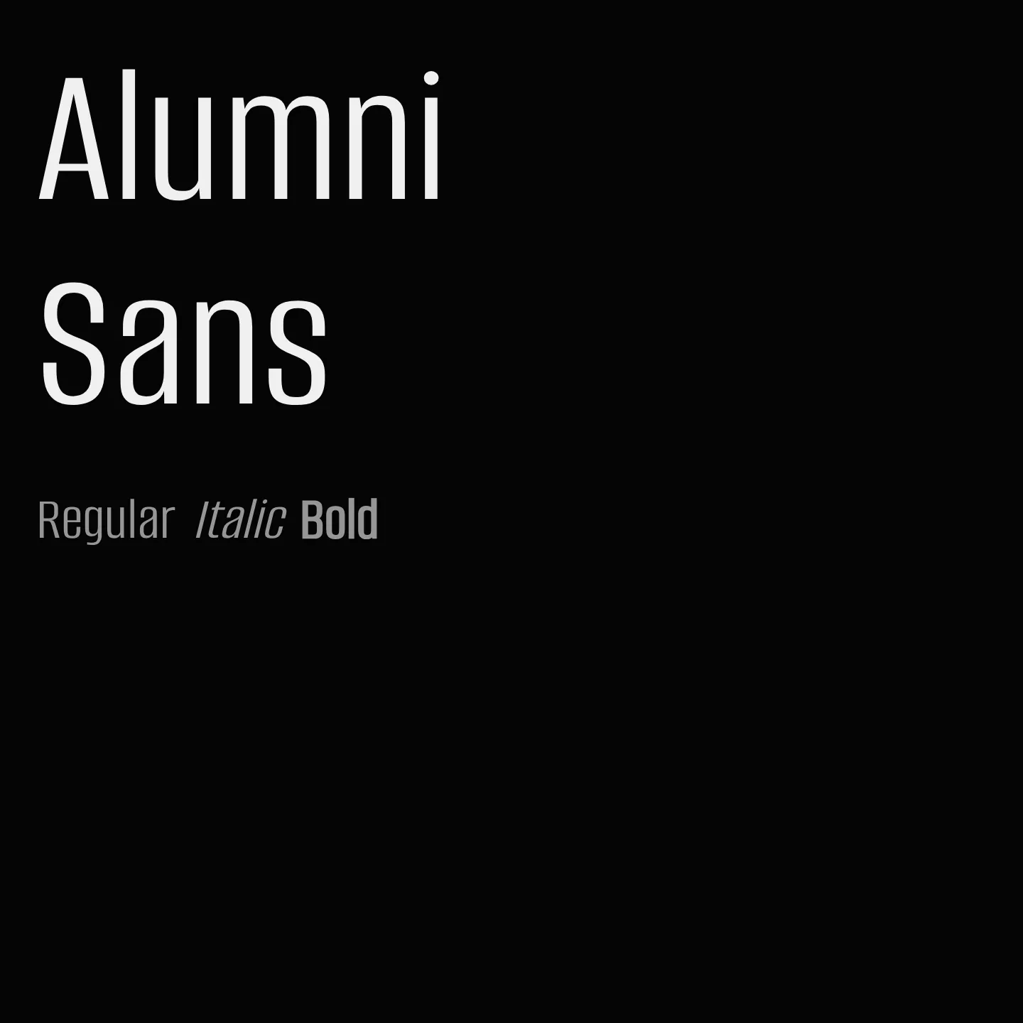 Alumni Sans