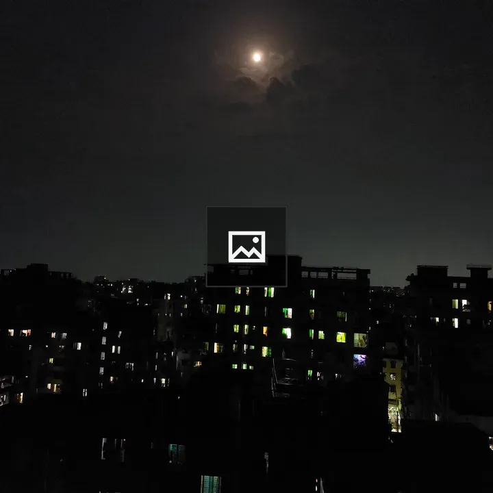 Moonlit Dhaka Skyline
