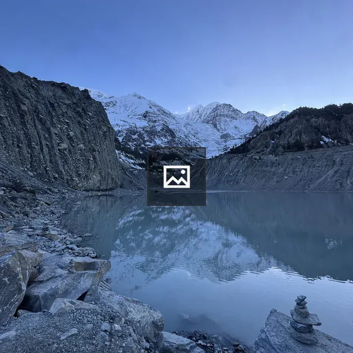 Gangapurna Lake Landscape