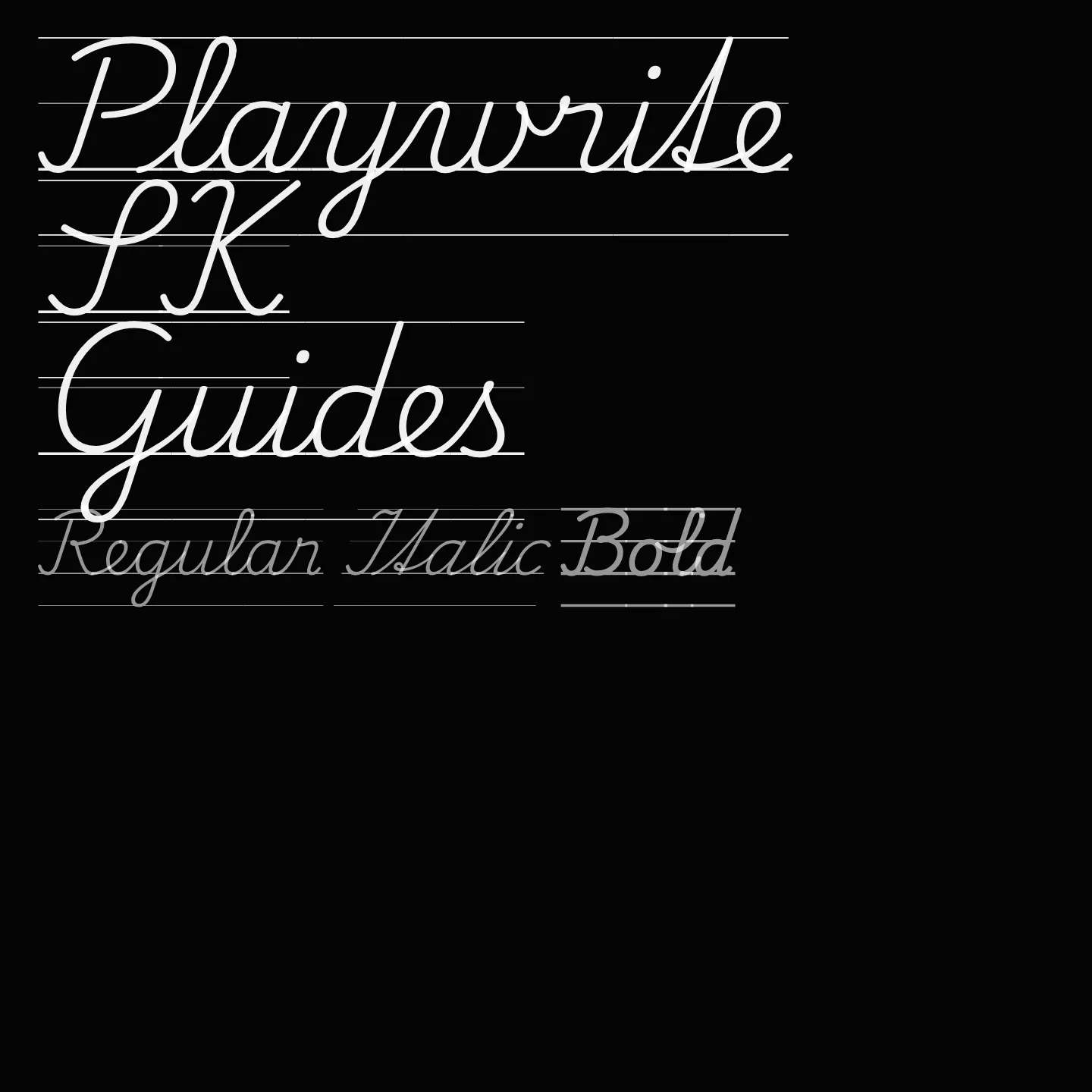 Playwrite SK Guides