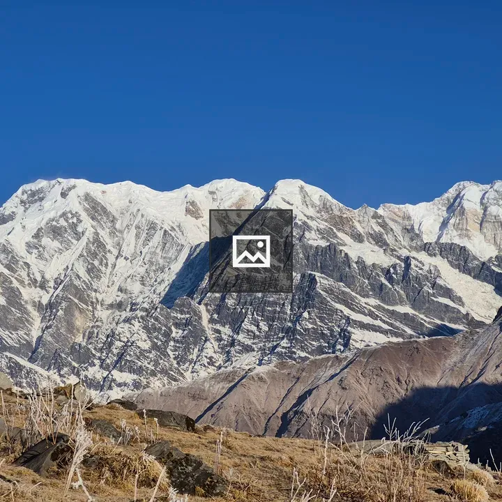 Snow-capped Annapurna Mountains