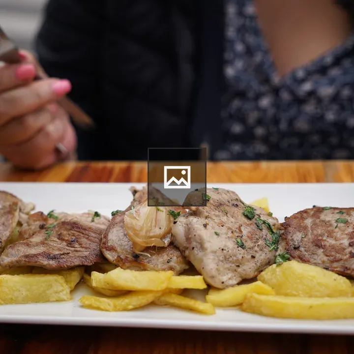 Solomillo al Whisky plate with potatoes