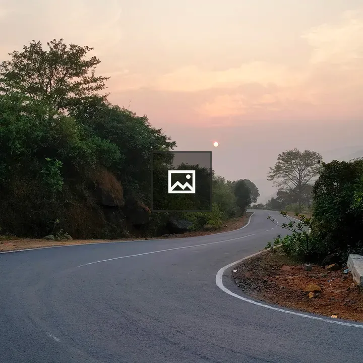 Sunrise at Kumbharli Ghat road