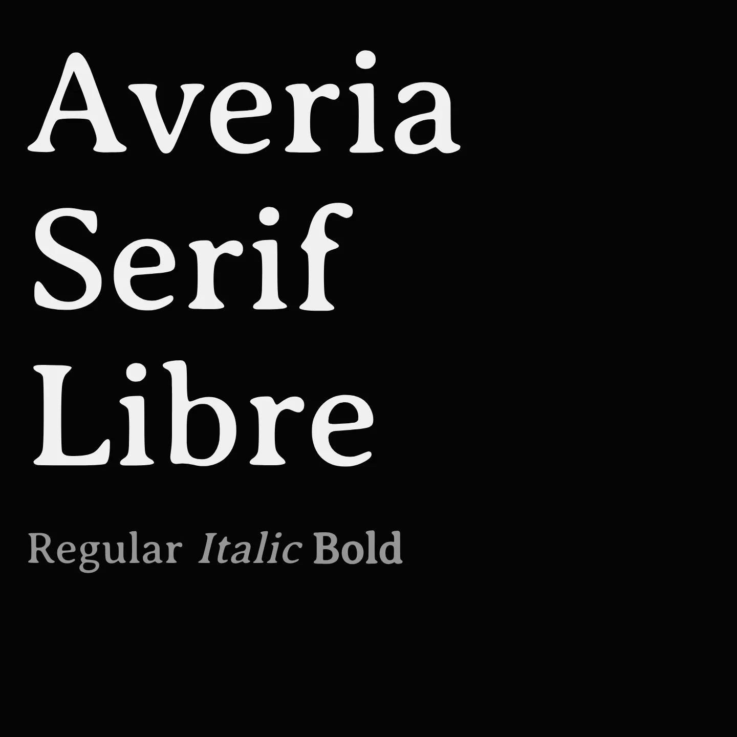 Averia Serif Libre