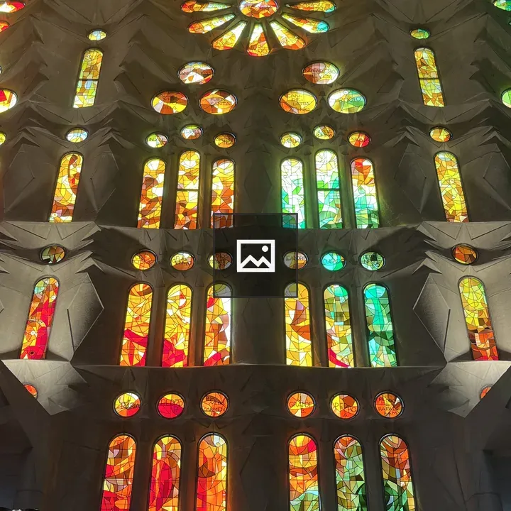 La Sagrada Família window interior