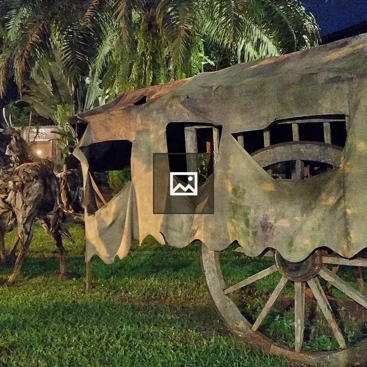Sculpture of Horse and Carriage