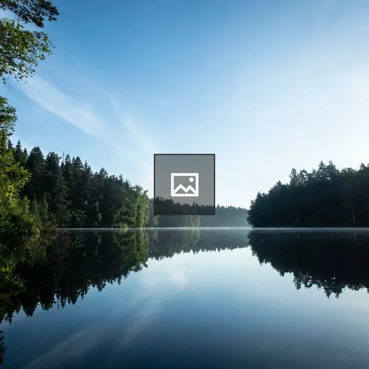Finnish lake and forest