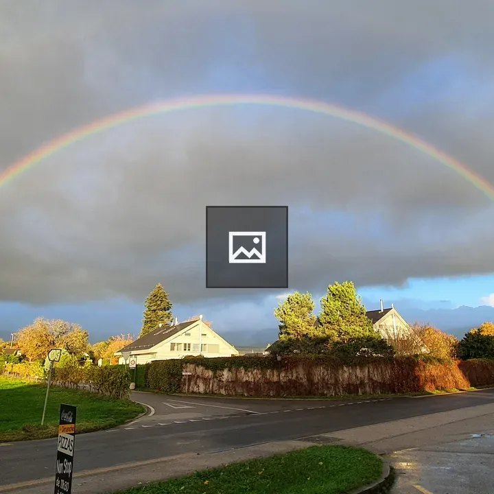 Double rainbow over Commugny