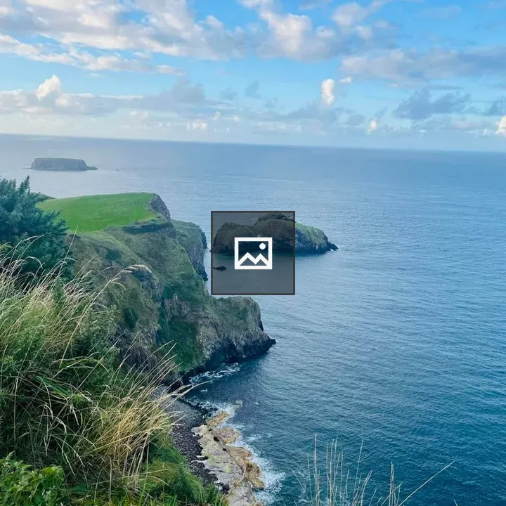 Sea View from Rope Bridge Belfast