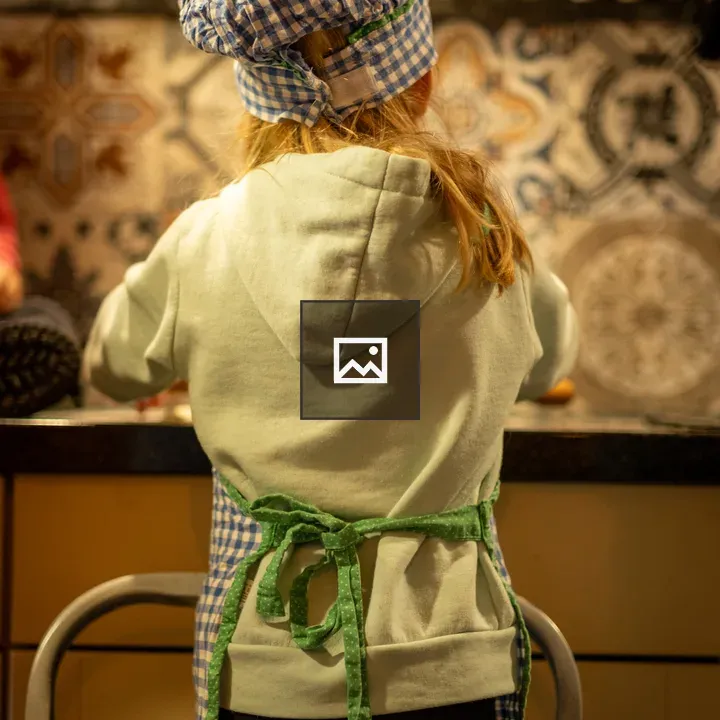 Girl Helping in Kitchen