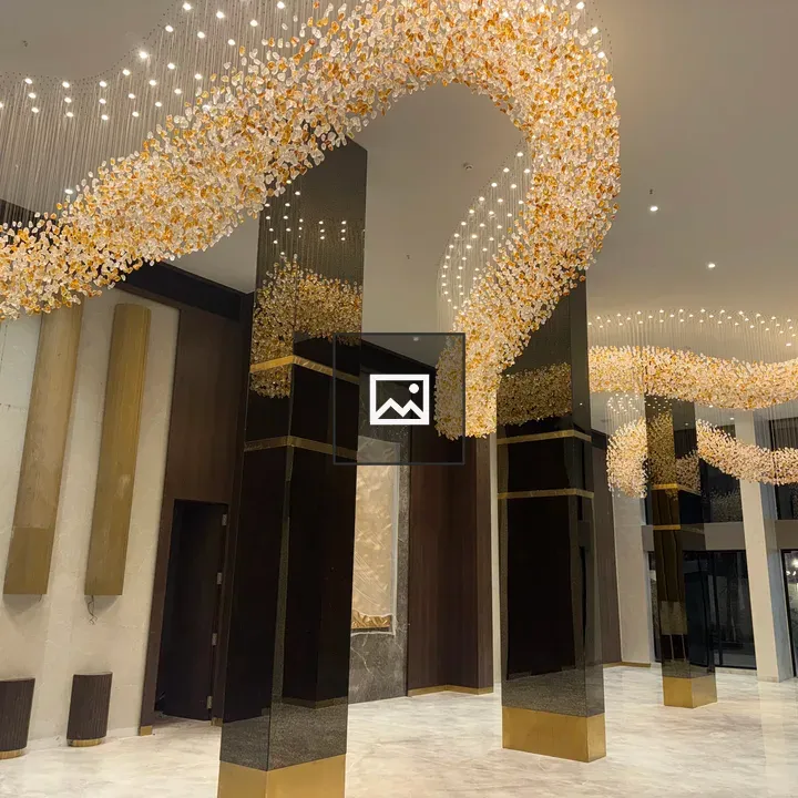 Modern interior with hanging decor