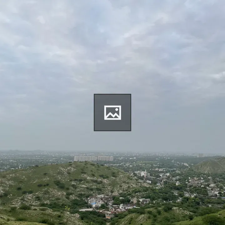 Jaipur Panorama from Mountain Peak