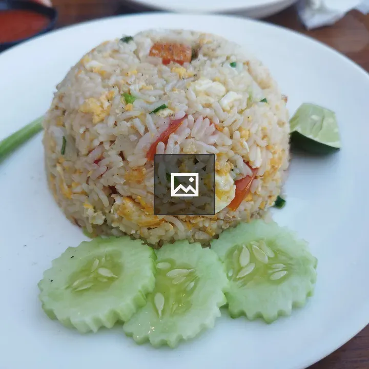 Thai fried rice dish