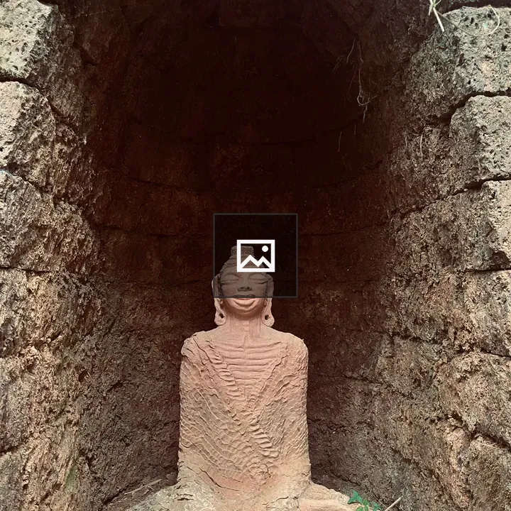 Terra cotta tribal statue