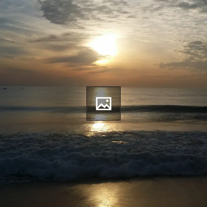 Sunrise over Maruthamunai Beach