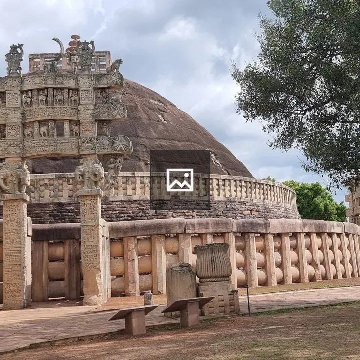 Sanchi Stupa and Railings