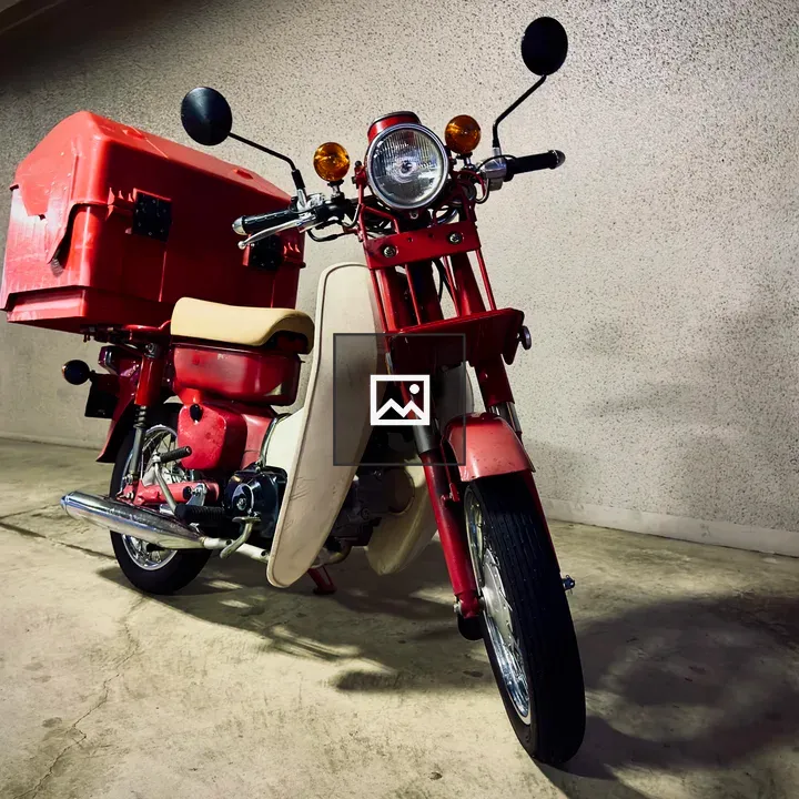 Red motorcycle