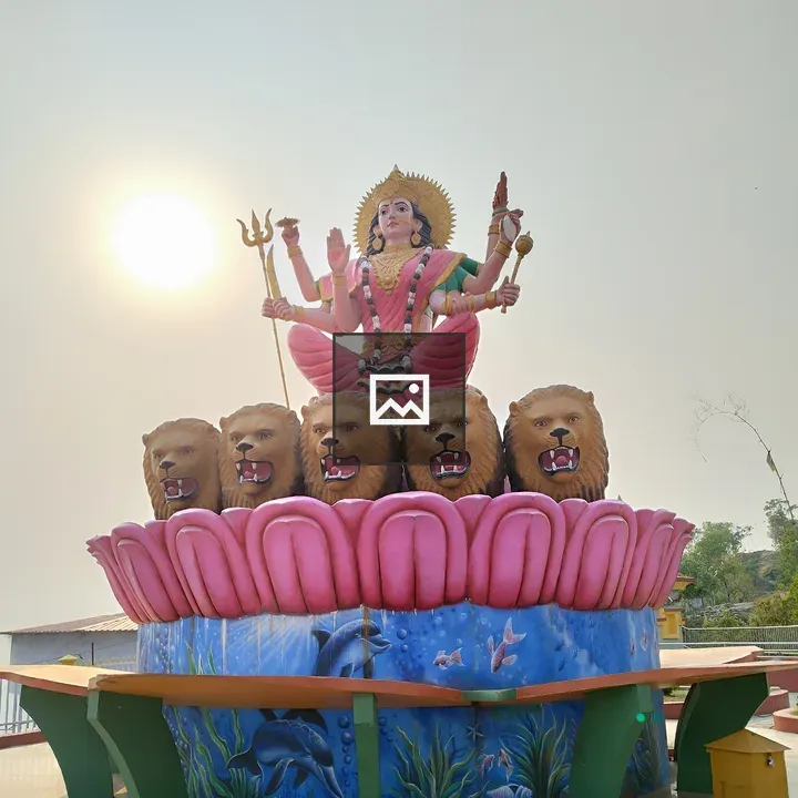 Statue of a Deity with Lotus