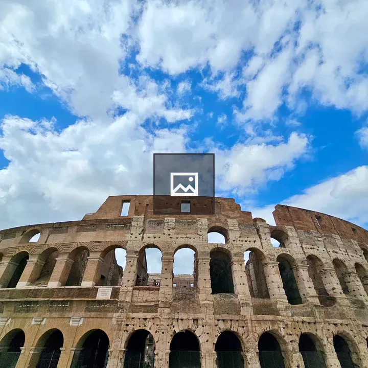 Colosseum Outer Wall Facing Sky