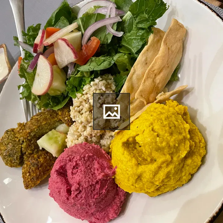 Healthy plate meal