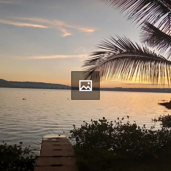 Sunset over Lake Victoria jetty