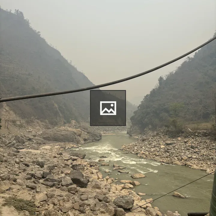 River Through Rocky Valley