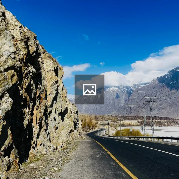 Winding Road Beside Cliff