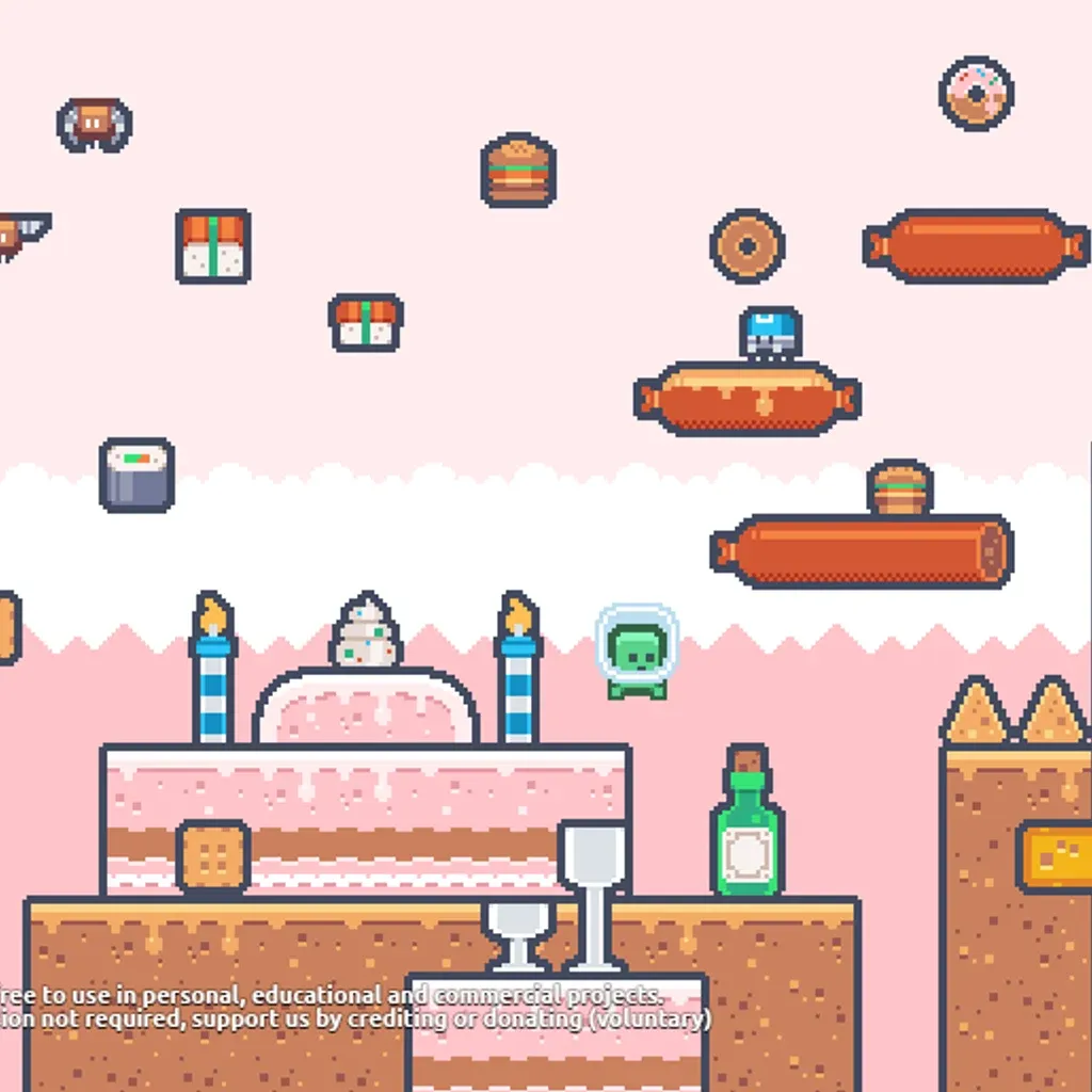 Pixel Platformer Food Expansion