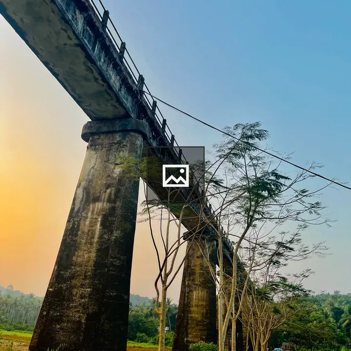 Aqueduct next to town road