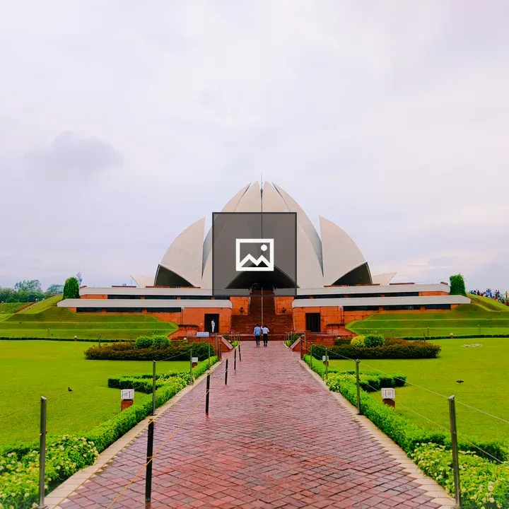 Lotus Temple at Dawn