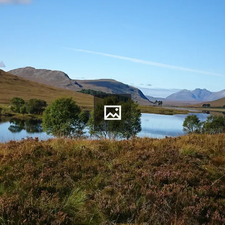 Mountain view across the loch