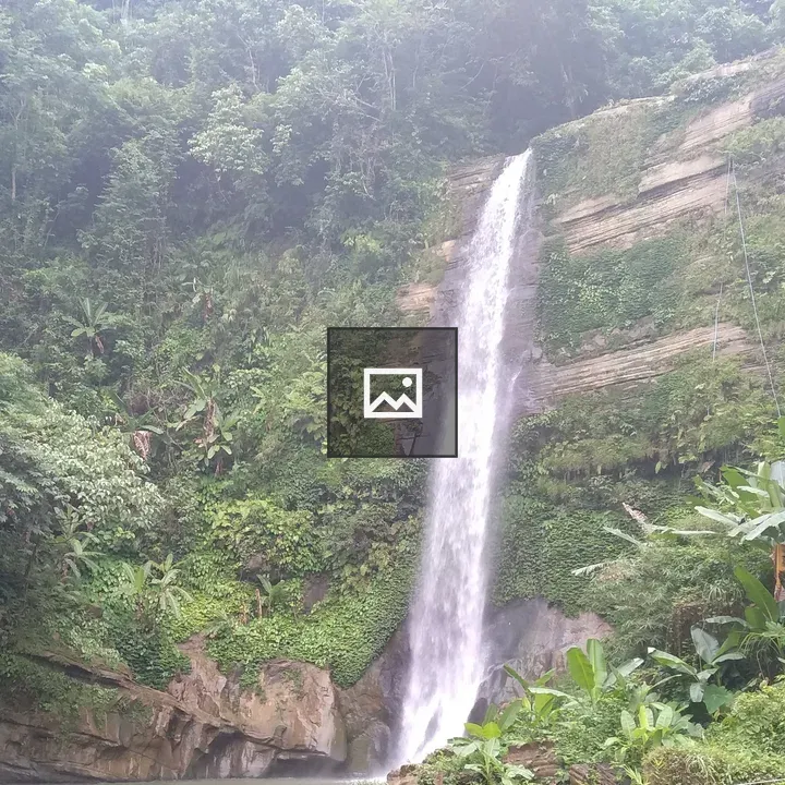 Long waterfall in Sylhet Bangladesh