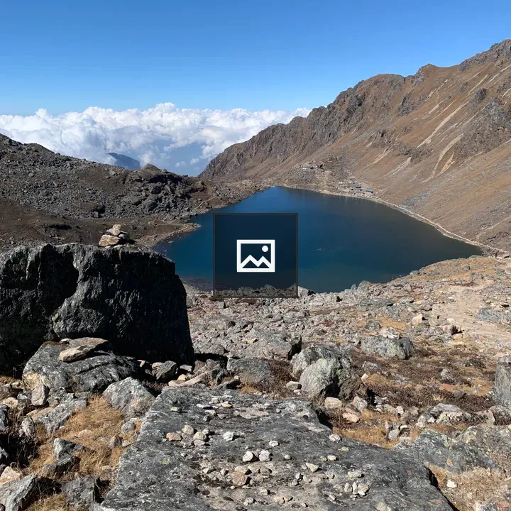Lake in Mountain Basin