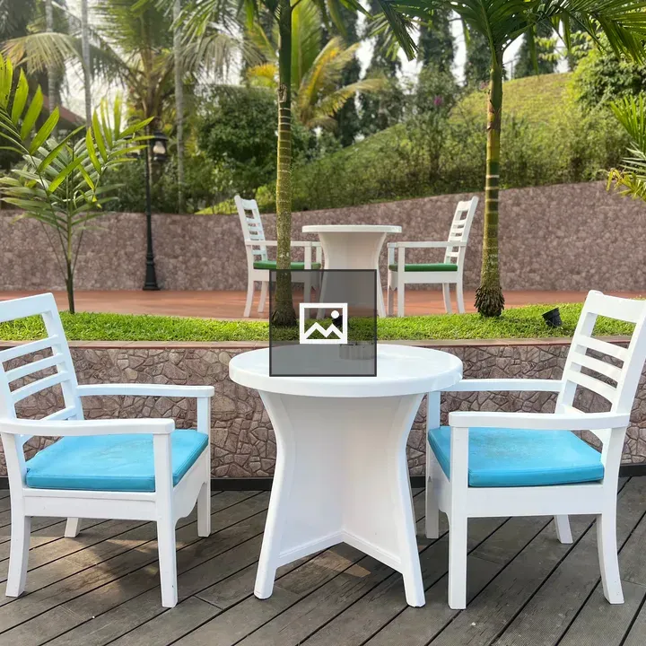Chairs and Tables in White